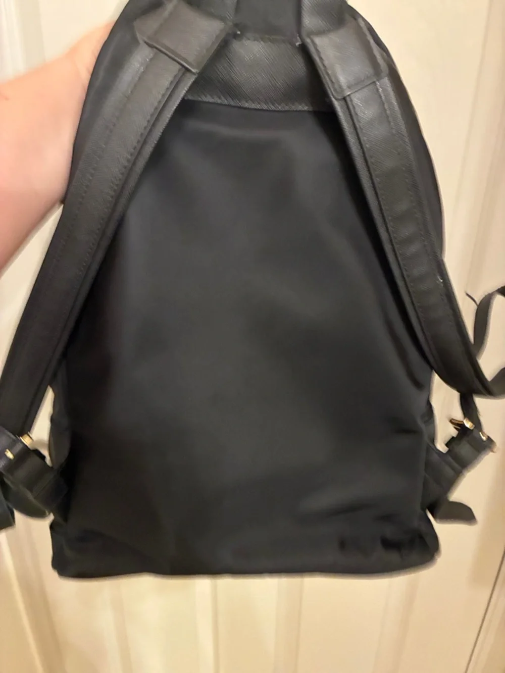 Michael Kors Black‎ Backpack with Gold Hardware